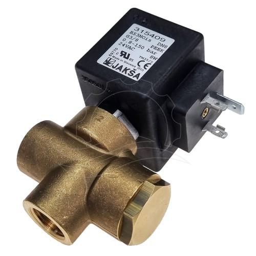 Elektrozawór Jakša BS3NOis 0,8–150 bar G3/8 cala PK 24V AC – część do myjni bezdotykowej