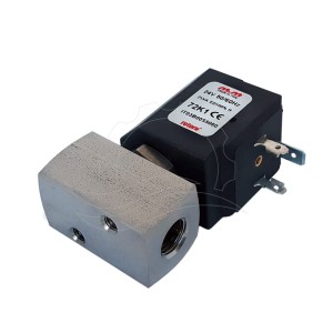 M&M D299DRC1 solenoīda vārsts 0-200bar G1/4'' rubīns 24V AC