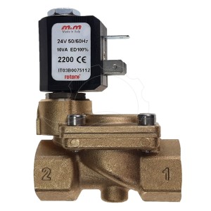 M&M B205DBZ solenoīda vārsts 0,3-16 bar G1/2'' NBR 24V AC
