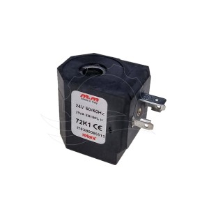 M&M 72K1 solenoīda vārsta spole 24V AC 25VA