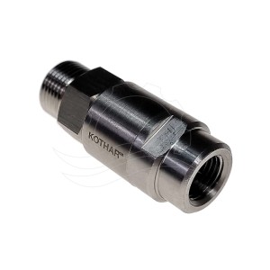 Kothar grozāmais savienojums taisns G3/8''F-G1/4''M nerūsējošais tērauds (300 180 534)