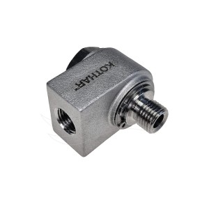 Kothar grozāmais savienojums, leņķis G1/4''F-G1/4''M, nerūsējošais tērauds (300 090 330)