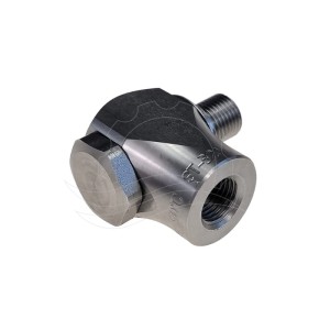 Grozāmais savienojums R+M ST-320 leņķis G1/4''F-G1/4''M