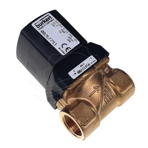 Bürkert 6213 solenoīda vārsts 0-10bar DN13 G1/2'' FKM MS 24V DC