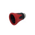 Osłona dyszy R+M ST-10 czerwono-czarna G1/4'' (inox)
