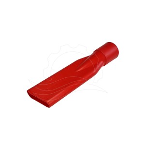 Putekļsūcēja uzgalis, plastmasas, klasisks, 38 mm, īss, sarkans