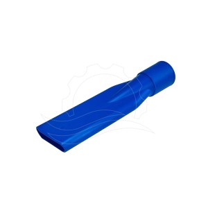 Putekļsūcēja uzgalis, plastmasas, klasisks, 38 mm, īss, zils