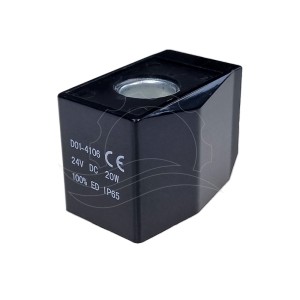Elektromagnētiskā vārsta spole D01-4106 24V DC 20W